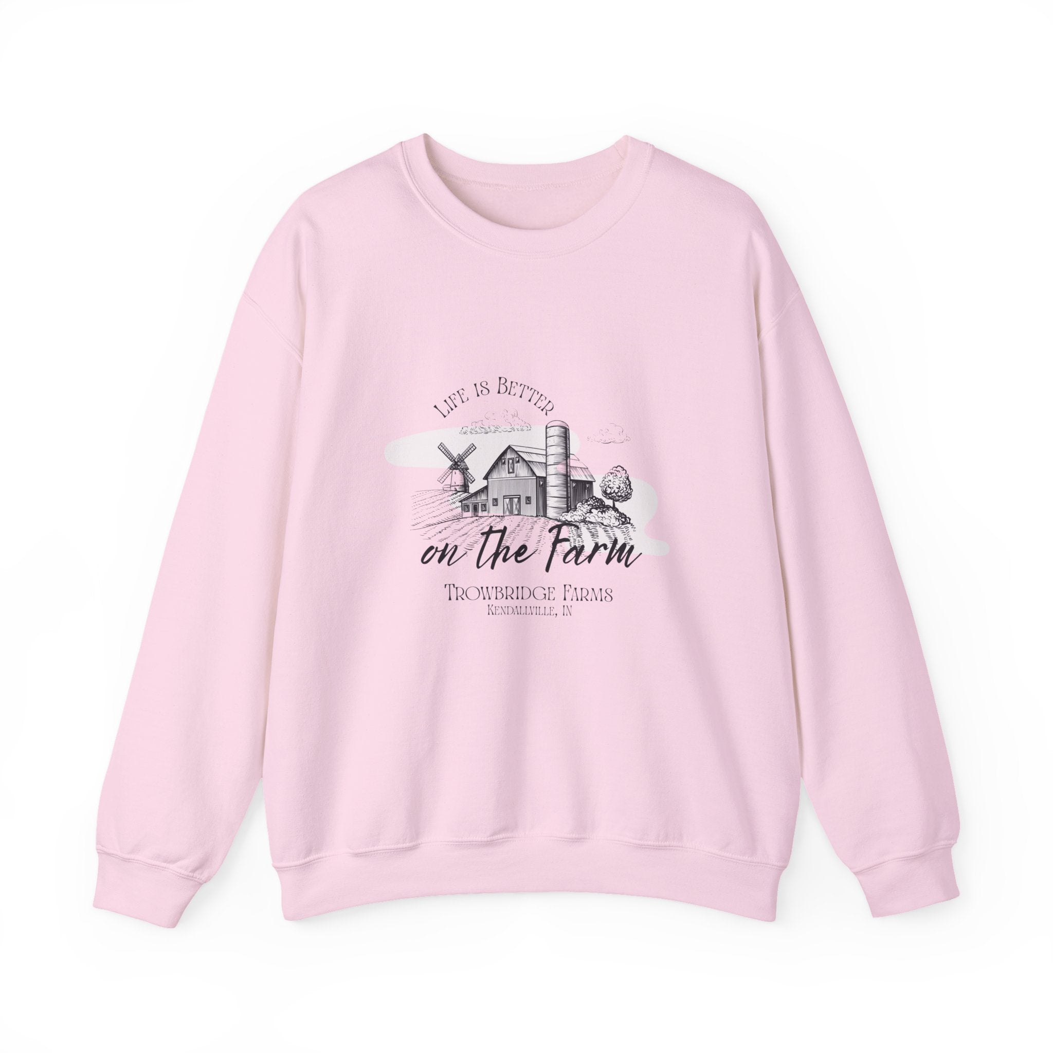 Farm Life Crewneck Sweatshirt — "Life is Better on the Farm"