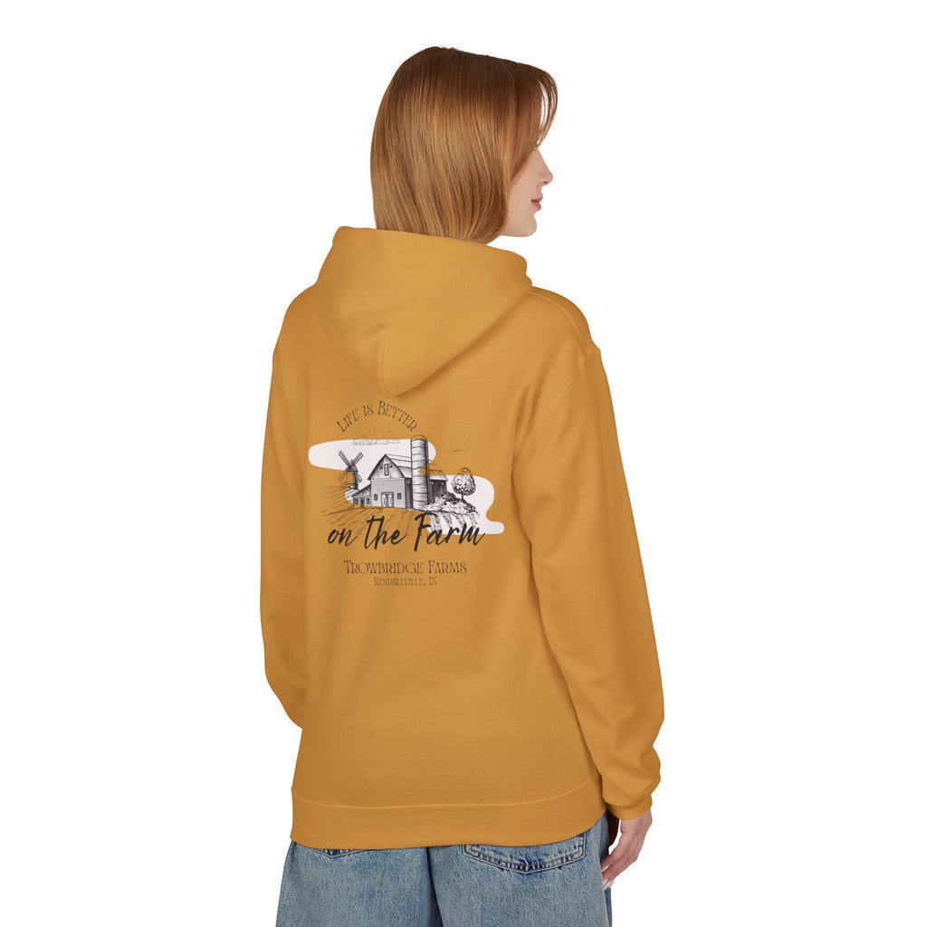 Farm Life Hoodie — "Life Is Better on the Farm"