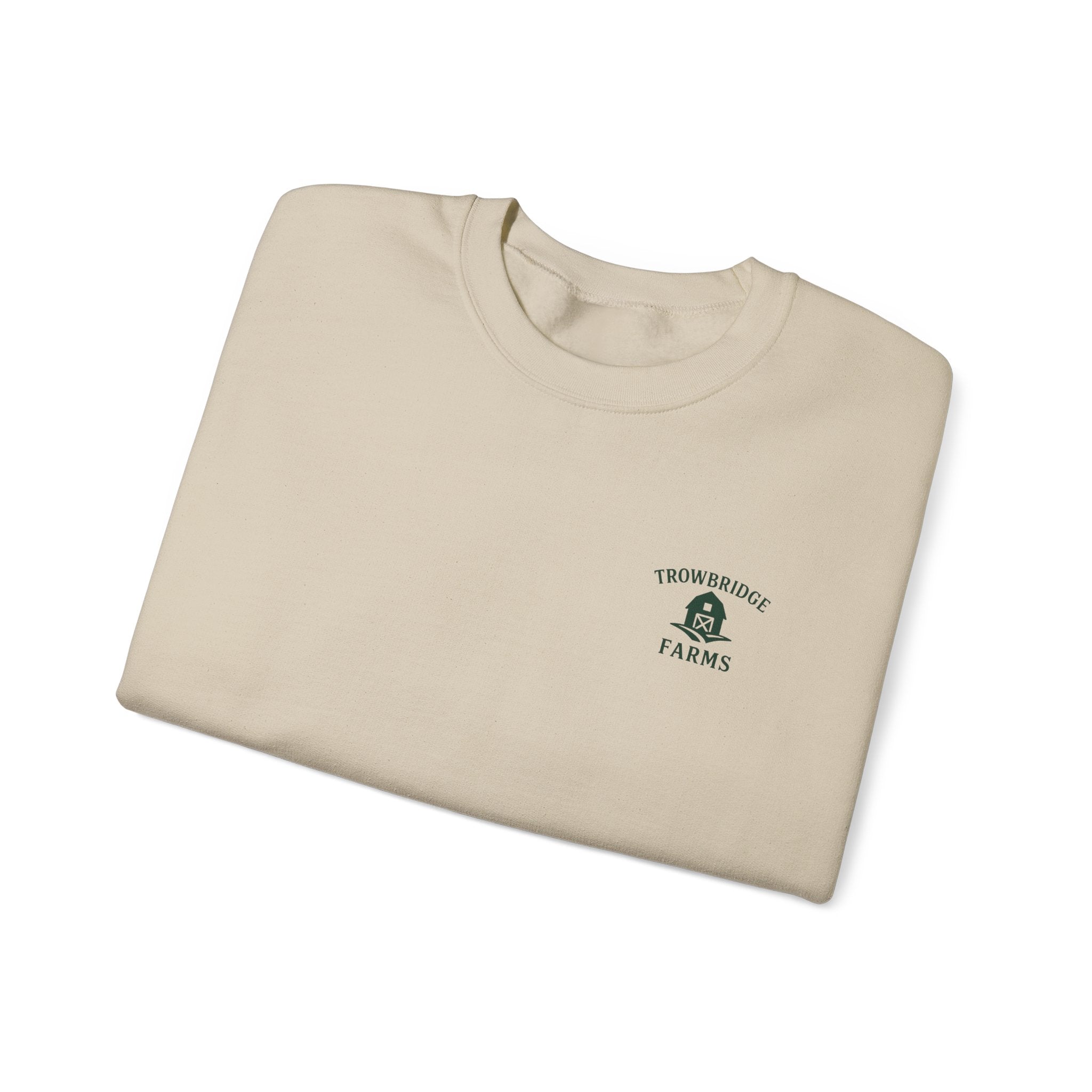 Crewneck Sweatshirt —  Logo "Trowbridge Farms"