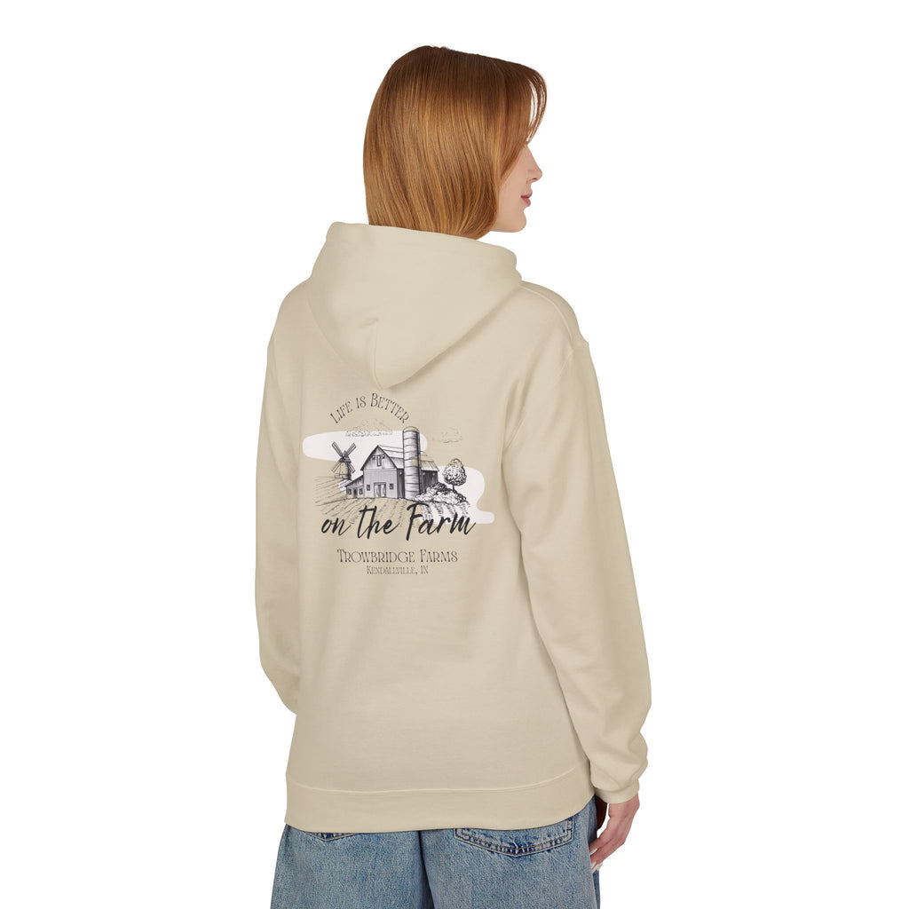 Farm Life Hoodie — "Life Is Better on the Farm"