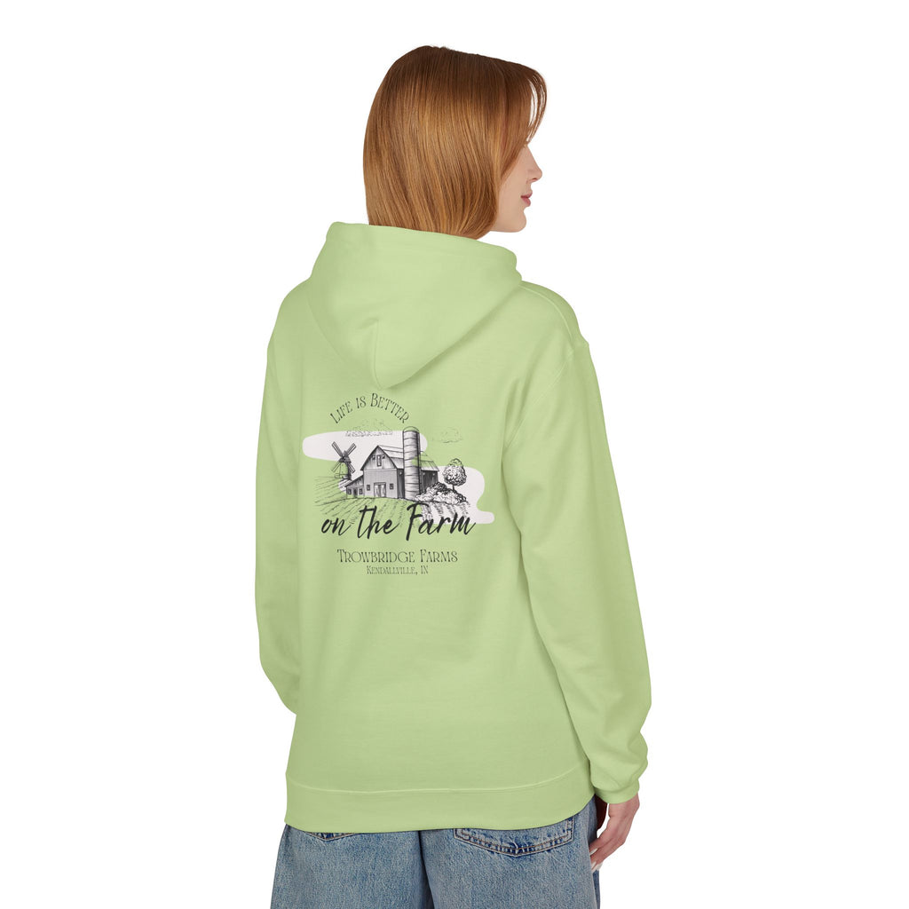 Farm Life Hoodie — "Life Is Better on the Farm"