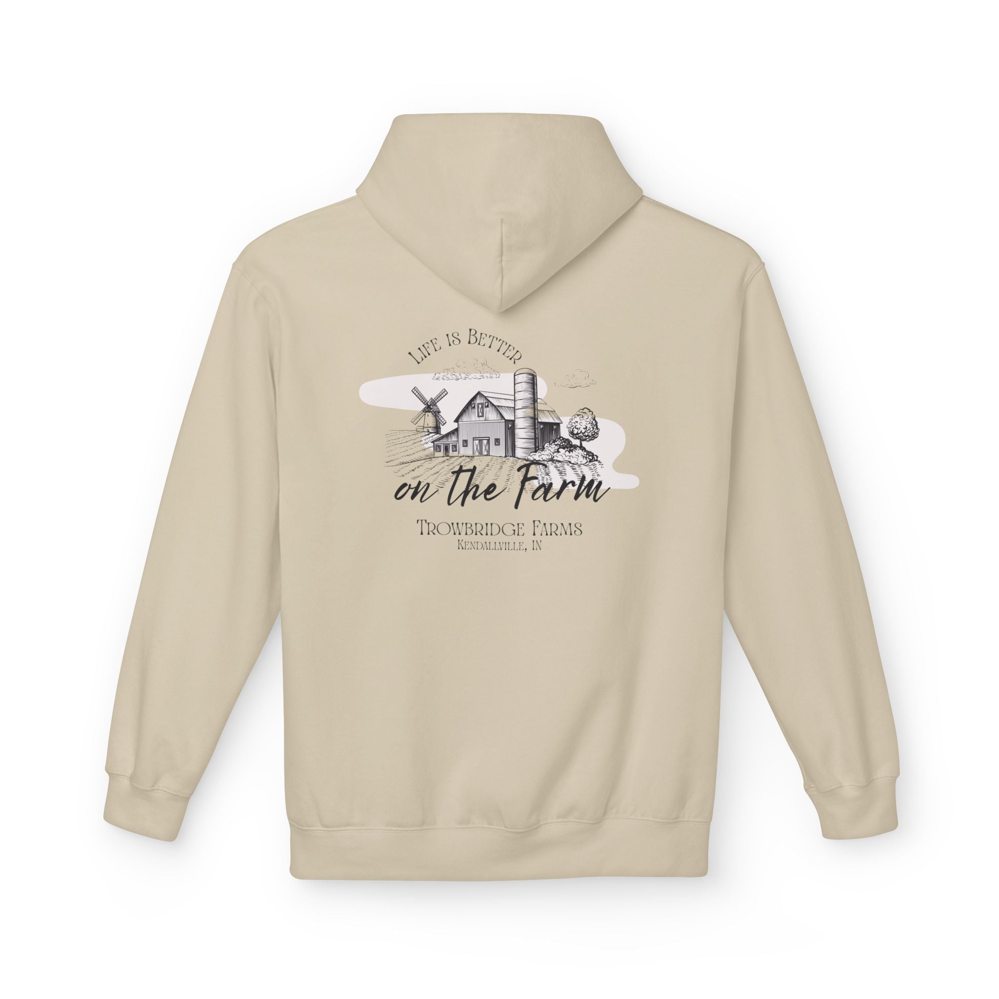 Farm Life Hoodie — "Life Is Better on the Farm"