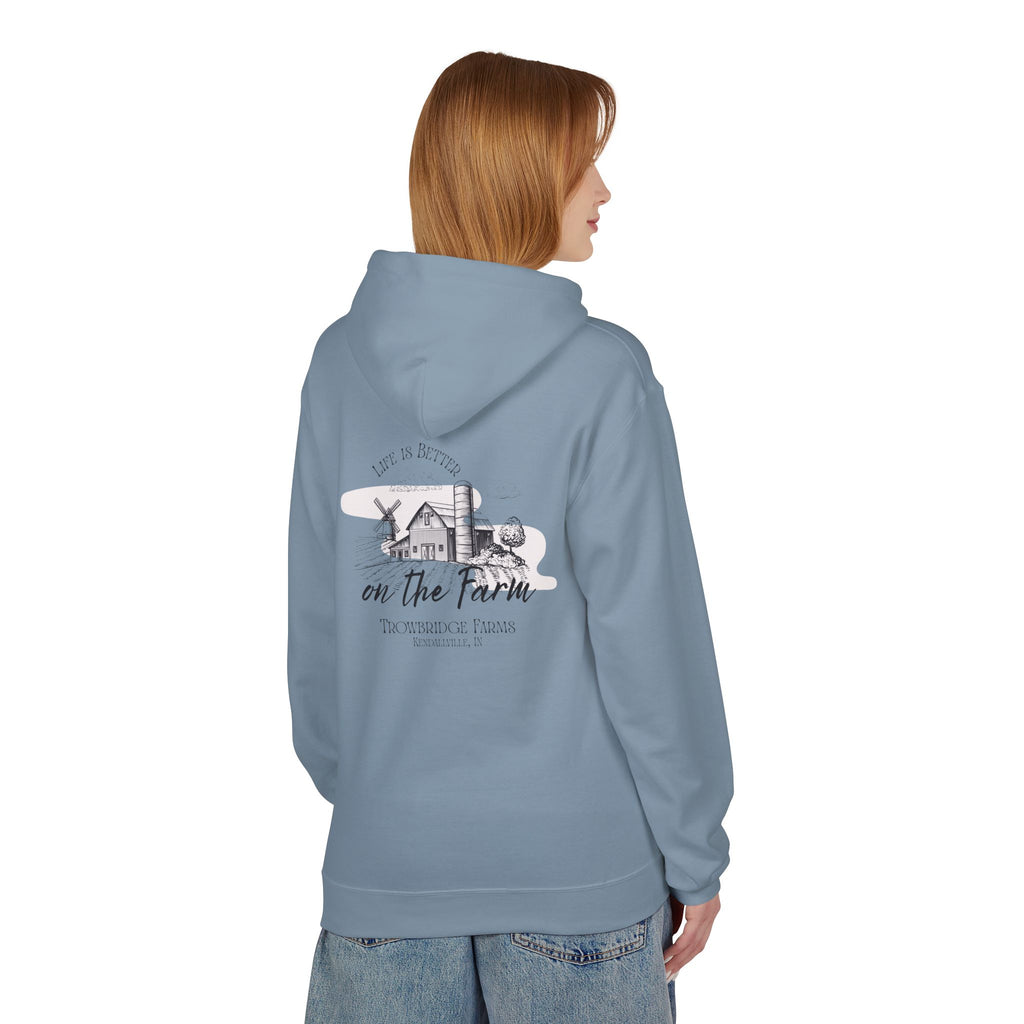 Farm Life Hoodie — "Life Is Better on the Farm"
