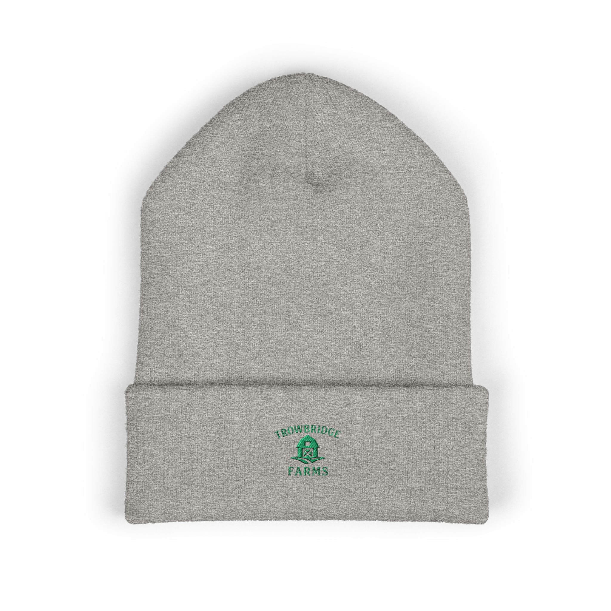 Embroidered Cuffed Beanie —  Logo "Trowbridge Farms"