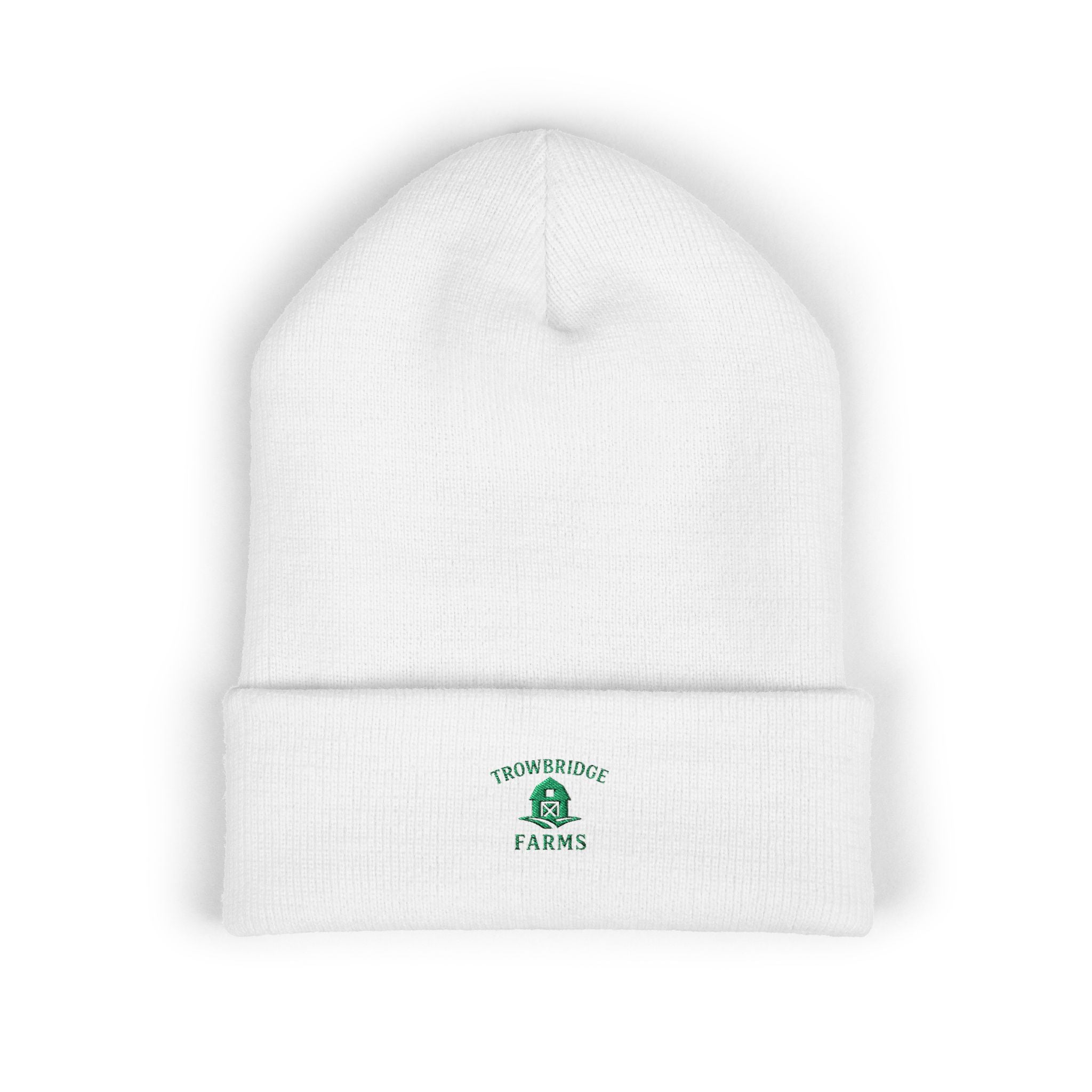 Embroidered Cuffed Beanie —  Logo "Trowbridge Farms"