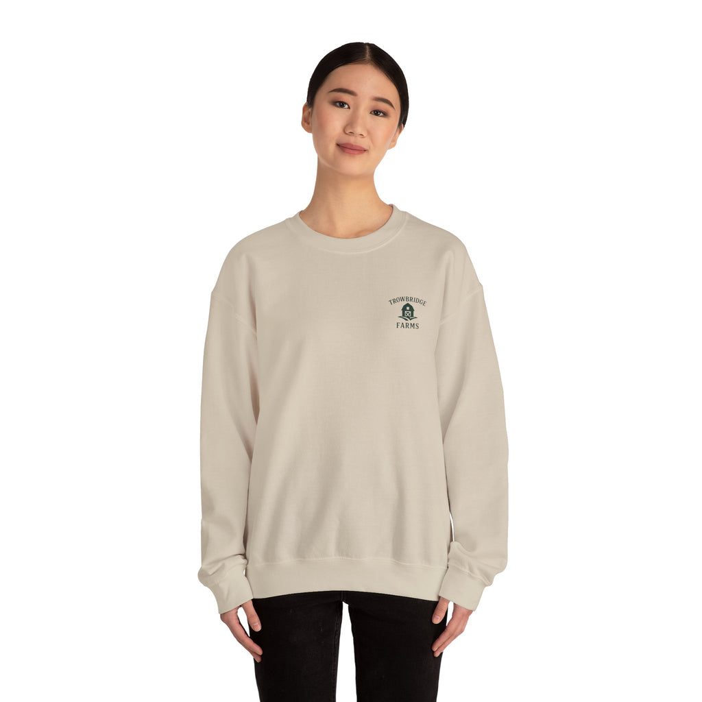 Crewneck Sweatshirt —  Logo "Trowbridge Farms"