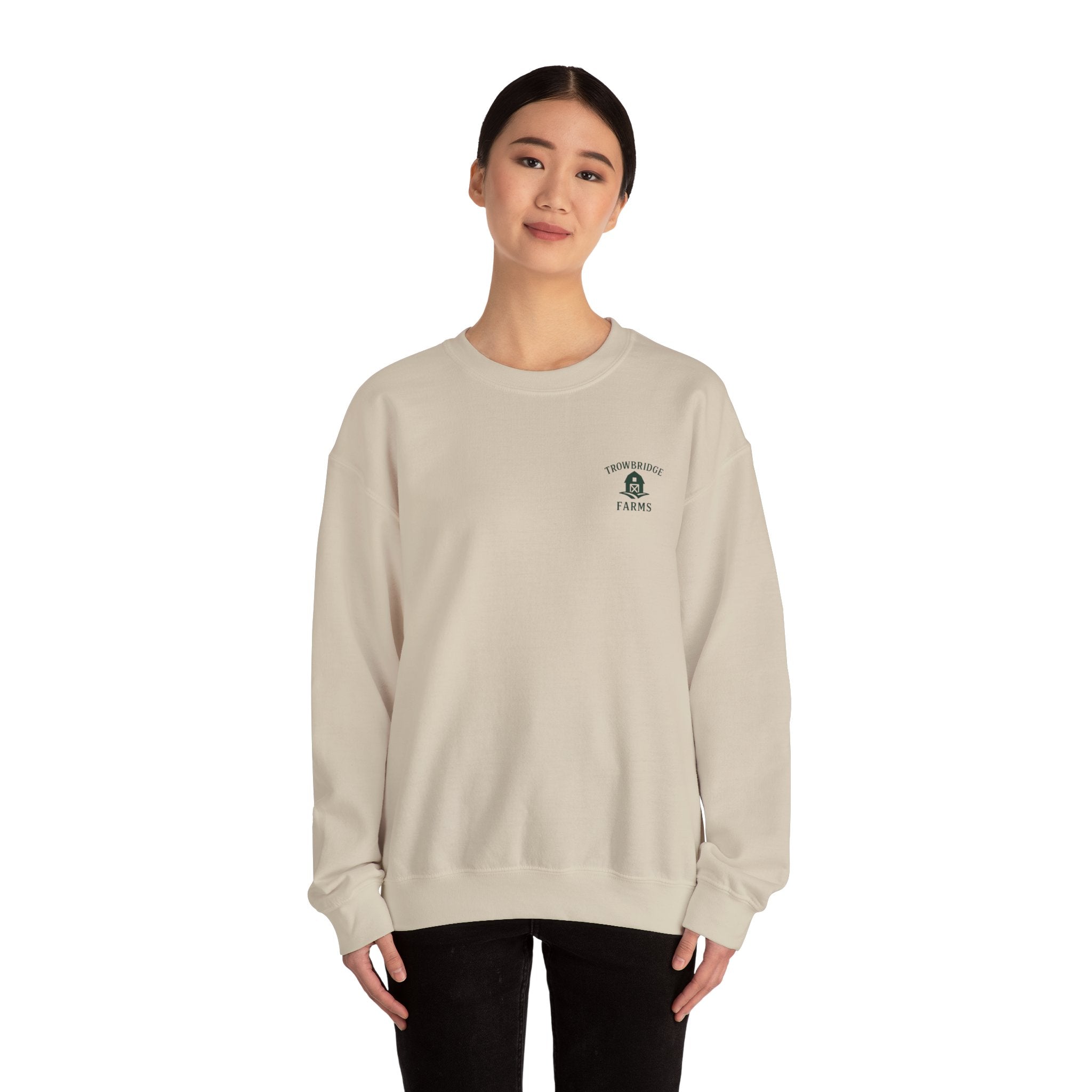 Crewneck Sweatshirt —  Logo "Trowbridge Farms"