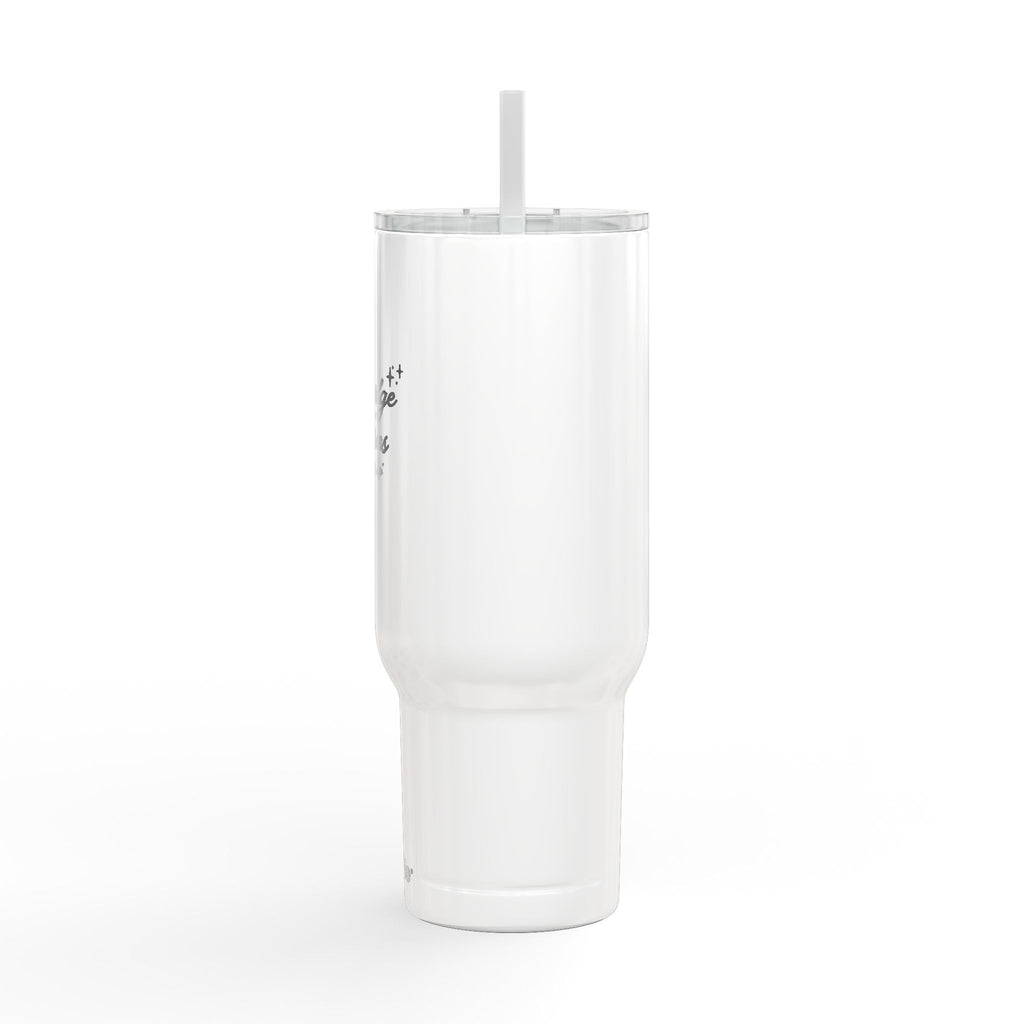 40oz Engraved Insulated Tumbler with Lid & Straw — Travel Mug for Commuters, Gifts & Outdoor Use